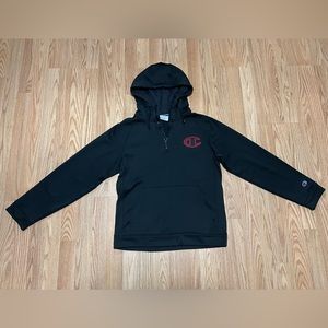 Men's size S Black 1/4 Zip Champion hoodie-Nice!!!!